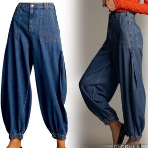 Anthropologie Pilcro Wharfside High Rise Joggers Jeans- Size 27